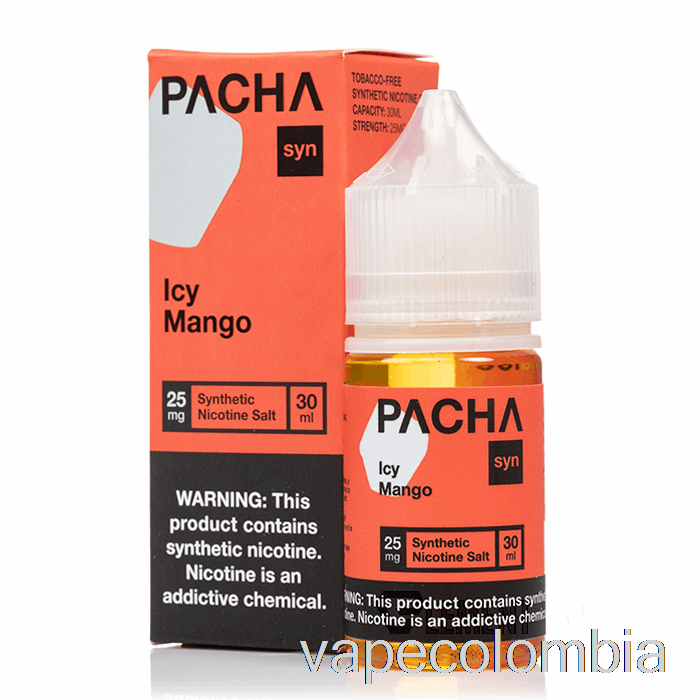 Vape Recargable Icy Mango - Sales De Pachamama - 30ml 50mg